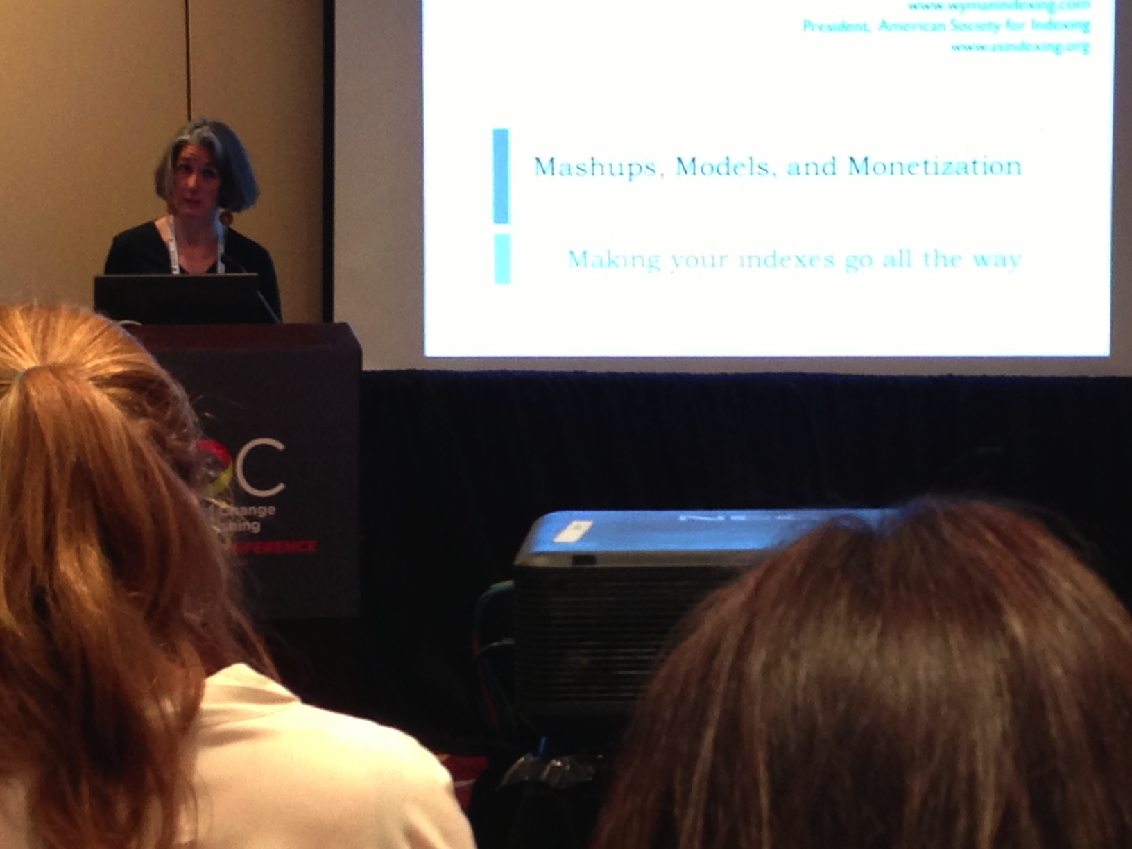 Pilar speaking at TOC